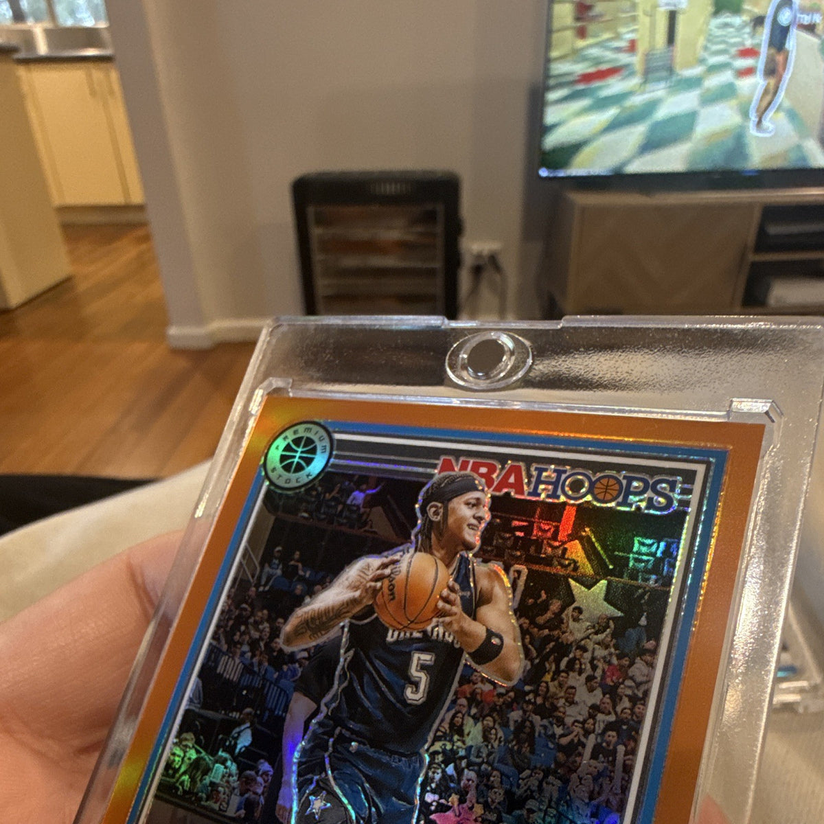 Panini 2023 24 Prizm Premium Stock Paolo Banchero Orange Parallel 145/299 #1822