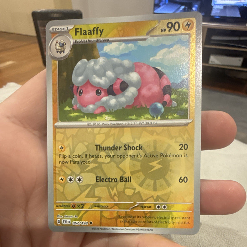 Flaaffy Reverse Holo Uncommon SV: Scarlet & Violet 067/198 English 20230