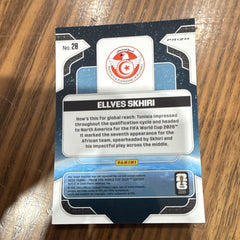 Ellyes Skhiri Global Reach 2026 Panini Prizm FIFA World Cup 20 Tunisia2