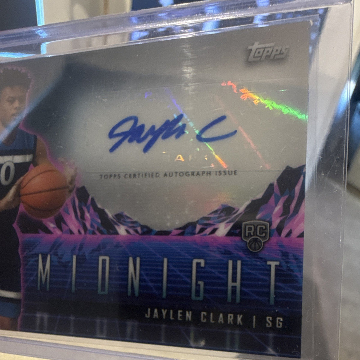 Jaylen Clark Rookie Horizon Signatures Topps Midnight Basketball Auto RHS JC1