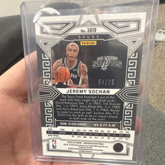 Panini Obsidian Jeremy Sochan Rookie #169 San Antonio Spurs 54/751