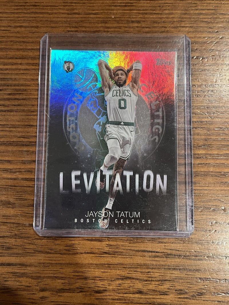 Topps Jayson Tatum Levitation Insert L 6 Boston Celtics Basketball Card0
