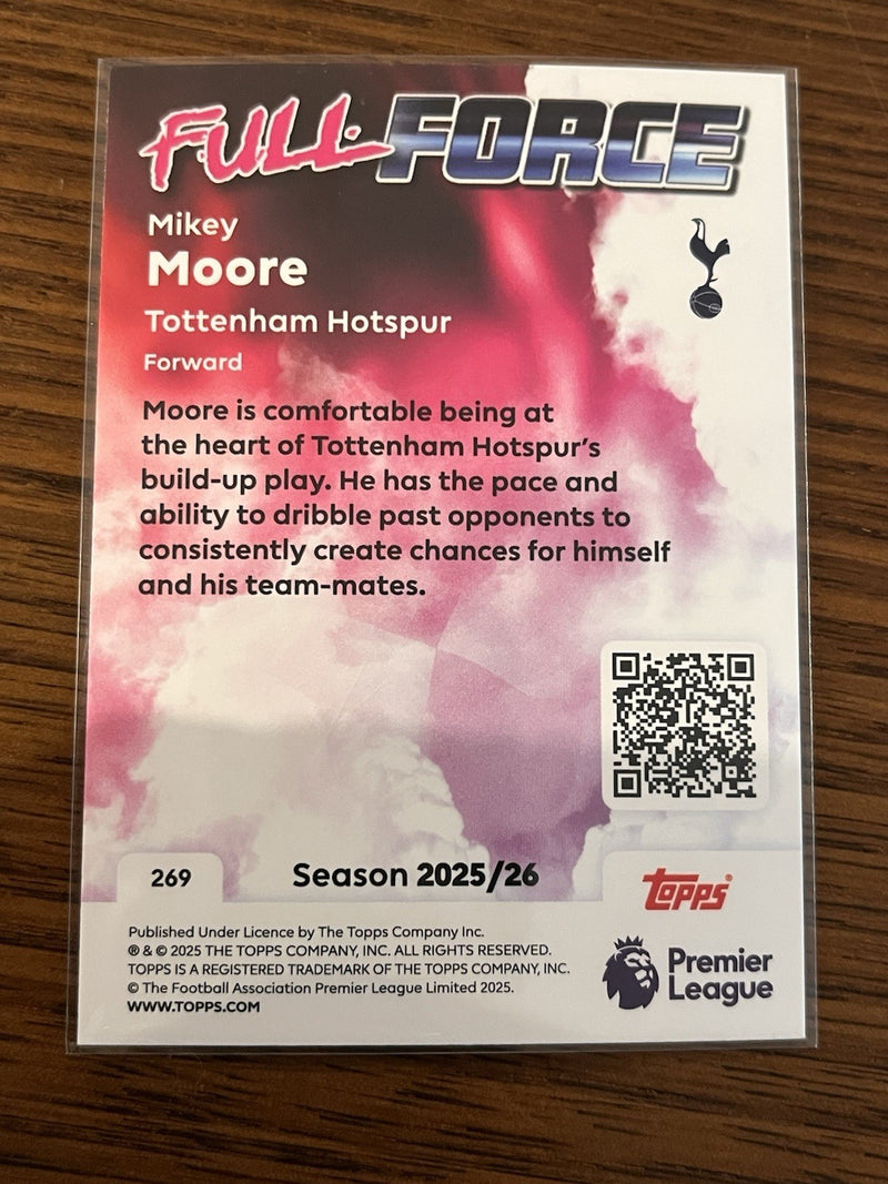 Topps Mikey Moore Full Force Insert Topps Premier League 2025/26 2692