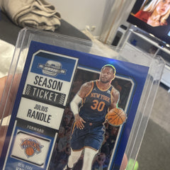 Panini 2023 24 Contenders Optic Julius Randle Season Ticket Blue /99 #65 Knicks1