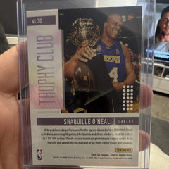 Panini Status 2019 20 Trophy Club No.30 Shaquille O'Neal Lakers1