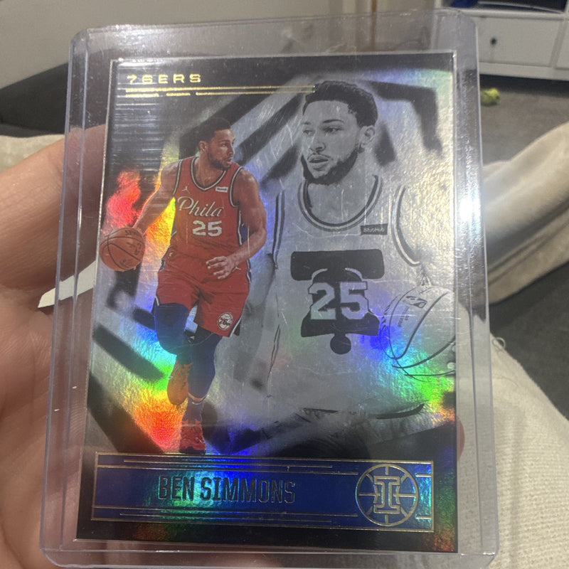 Panini 2020 21 Illusions Ben Simmons Parallel/Variety 94 Philadelphia 76ers0