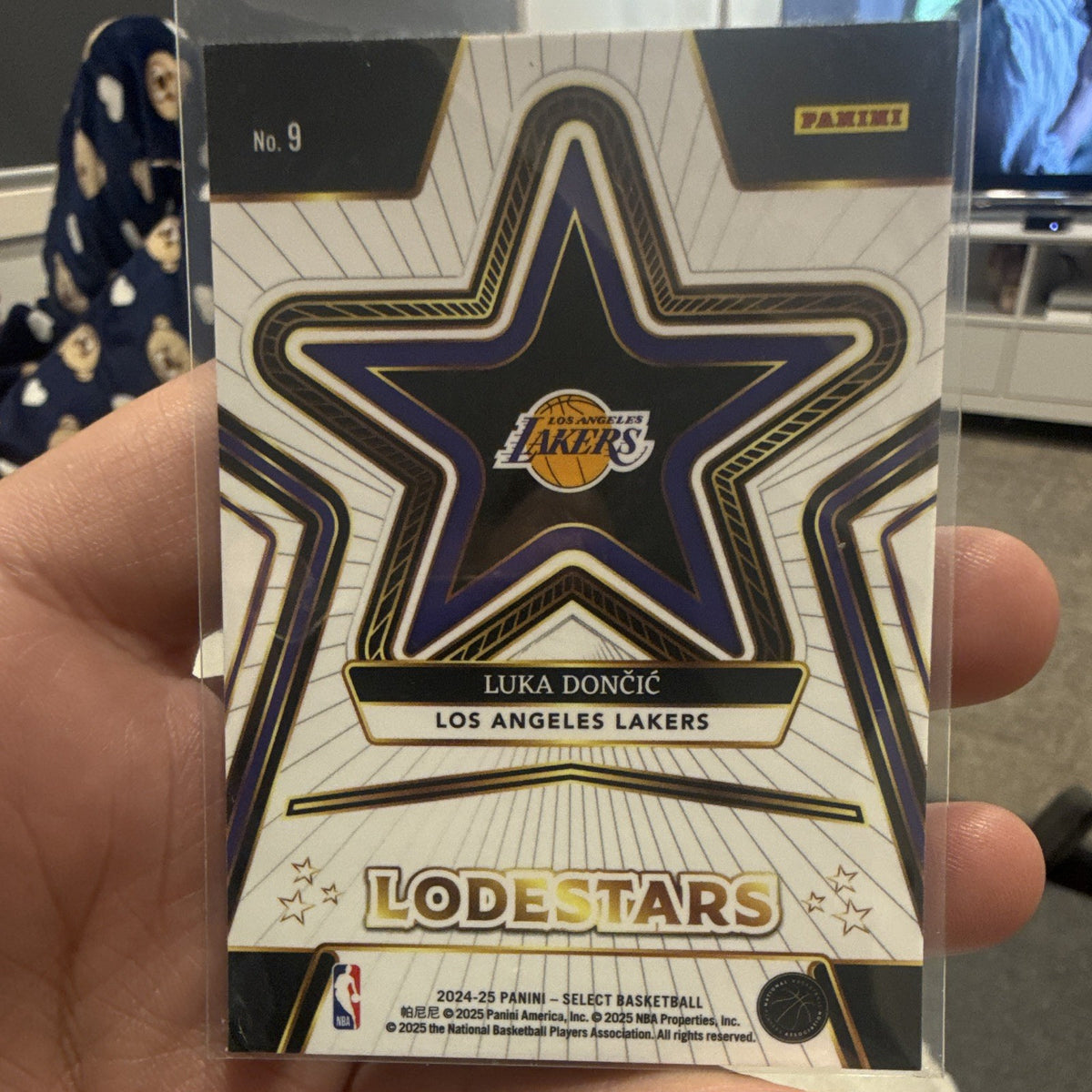 Panini 2024 25 Select Basketball Lodestars Insert No. 9 Luka Dončić Lakers1