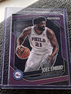 Panini 2024 25 Prizm Black Joel Embiid Philadelphia 76ers #70 17/990