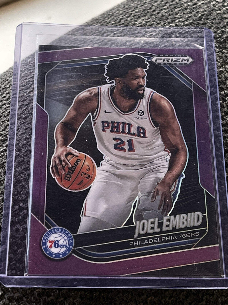 Panini 2024 25 Prizm Black Joel Embiid Philadelphia 76ers #70 17/990