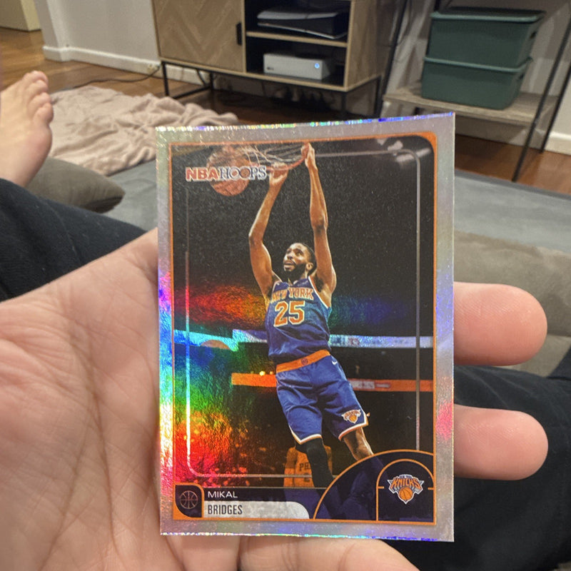 Topps NBA Hoops 2024 25 Mikal Bridges New York Knicks Hologram #1000