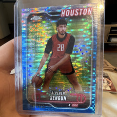 Topps Chrome Alperen Sengun 2023 24 Houston Rockets #106 Serial /1250