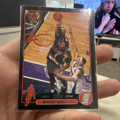 Topps 2003 04 Bonzi Wells Portland Trail Blazers #169 Serial #476/5000