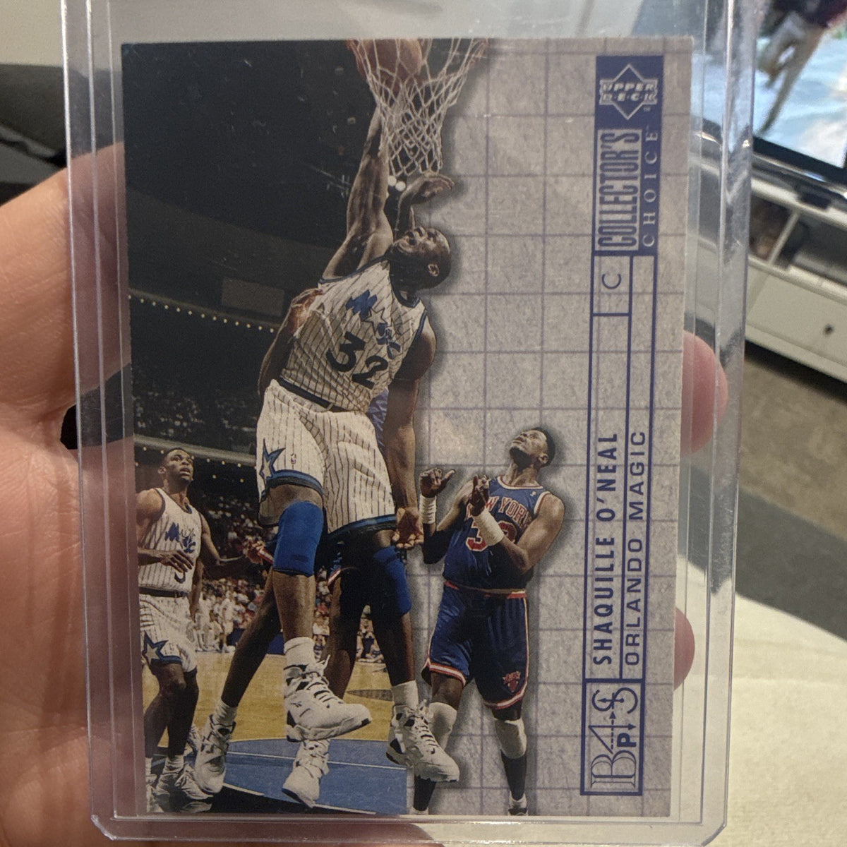 Upper Deck Shaquille O'Neal Collector's Choice 1994 #390 Blueprint Insert0