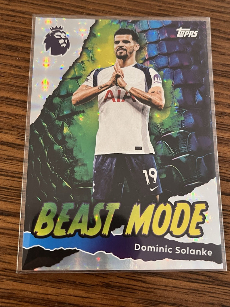 Dominic Solanke Beast Mode Topps Premier League 2025/26 436 Tottenham1