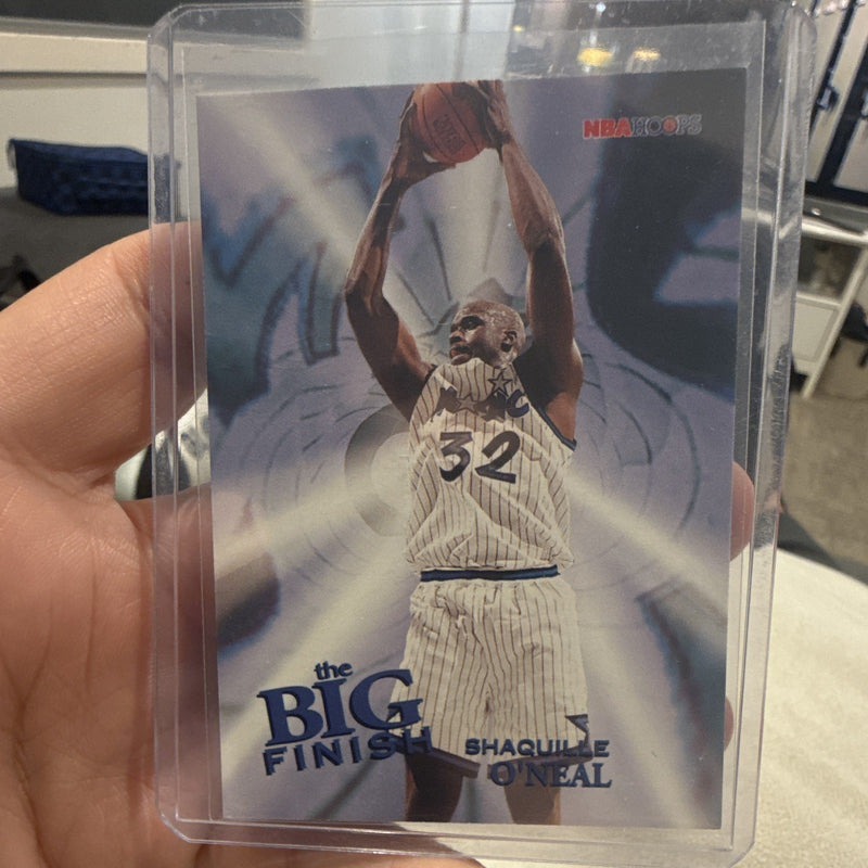 SkyBox Shaquille O'Neal The Big Finish Insert NBA Hoops #183 Magic0