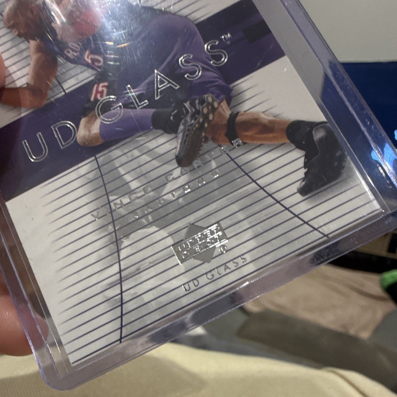 Upper Deck UD Glass 2004 Vince Carter Toronto Raptors #55 Base Set3