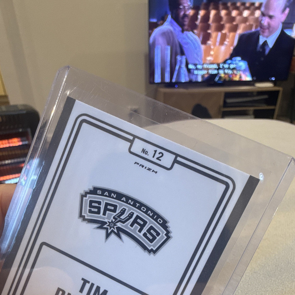Panini 2024 25 Donruss Optic Tim Duncan Winner Stays Prizm #12 Spurs2