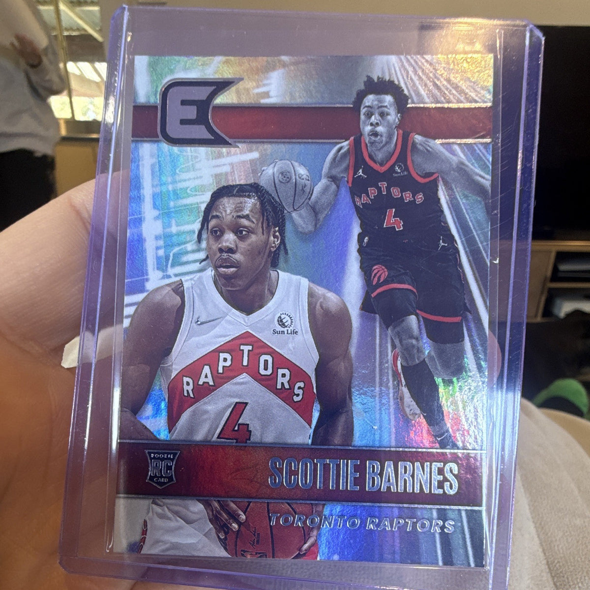 Panini 2021 22 Chronicles Essentials Scottie Barnes Rookie RC #332 Raptors0