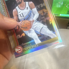Trae Young Hawkeye Topps Chrome NBA Refractor #5 2024 25 Atlanta Hawks3