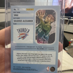 Panini 2024 25 NBA Hoops Frequent Flyers Insert No.11 Shai Gilgeous Alexander1