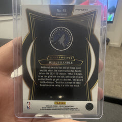 Panini Select 2024 25 Julius Randle Prizm Concourse #45 Timberwolves1