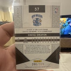 Panini Timeless Treasures Emeka Okafor Silver 09 10 #57 286/399 Hornets1