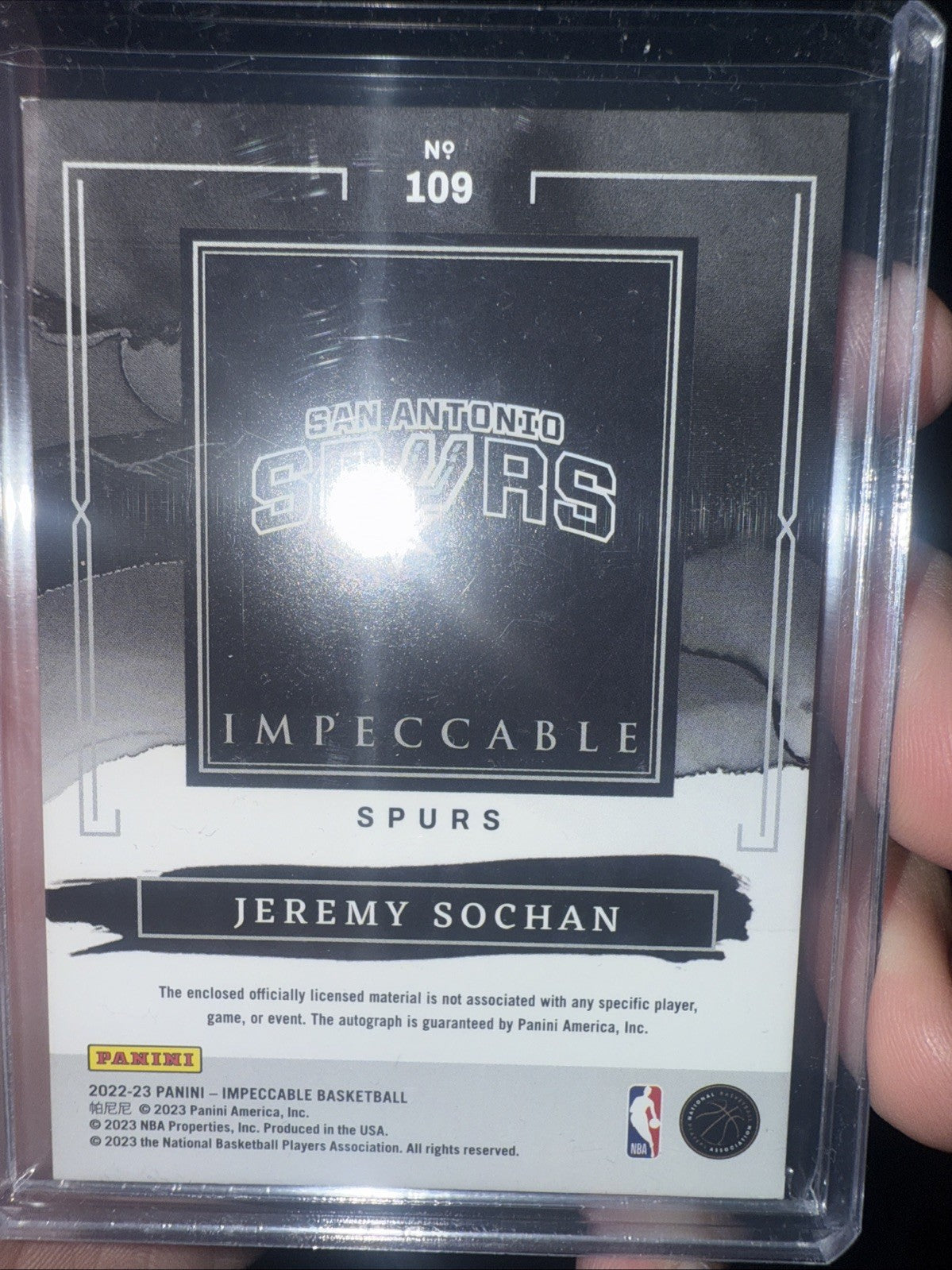 2022 23 Panini Impeccable Elegance Rookie Jersey Autograph Jeremy Social1