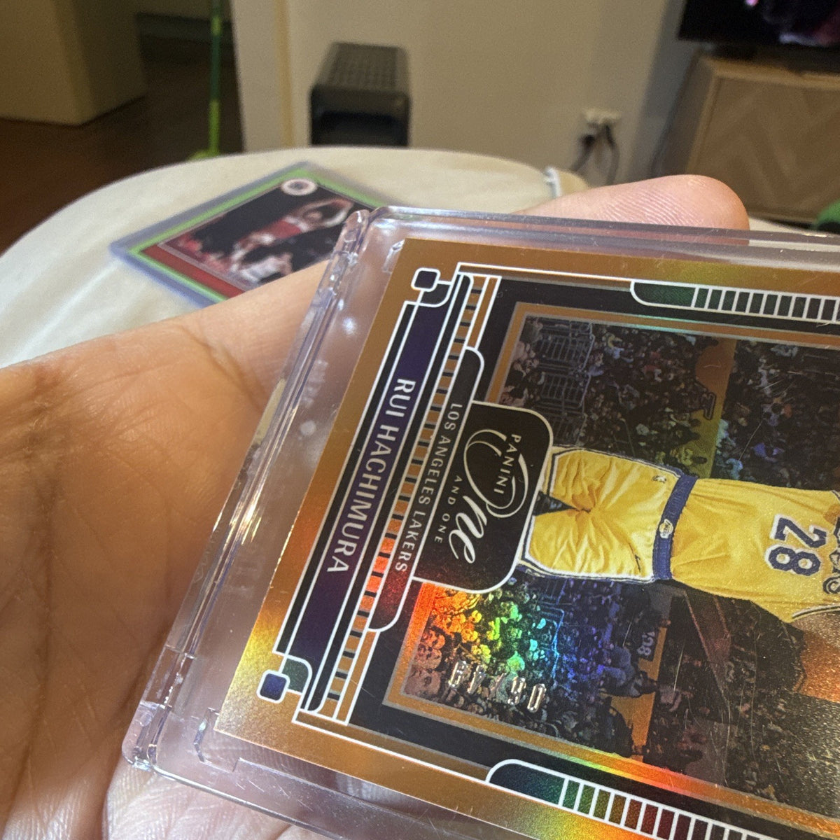 Panini One and One Rui Hachimura /40 #80 Los Angeles Lakers2