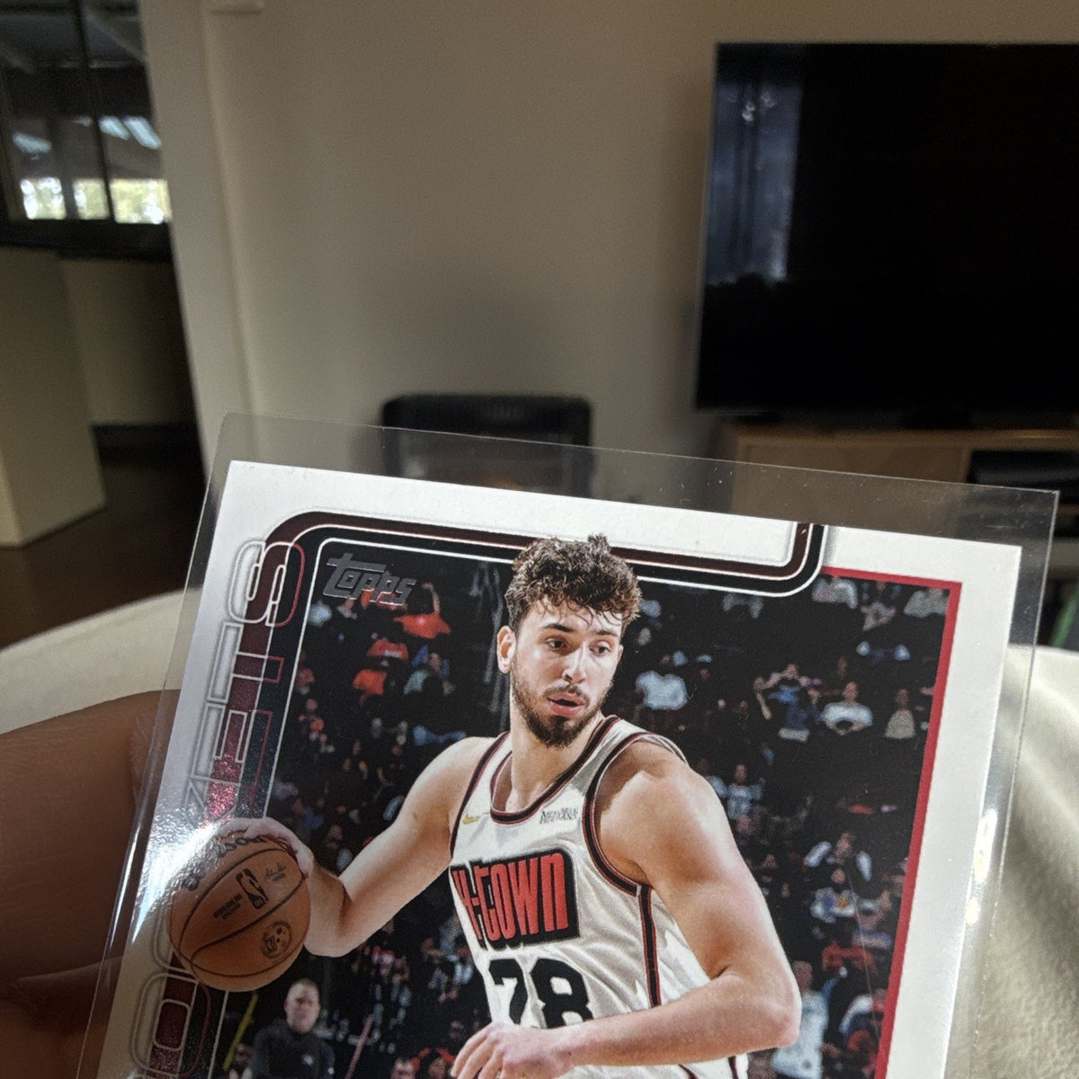 Topps Rookie Alperen Sengun Houston Rockets #180 2024 25 Basketball Card2