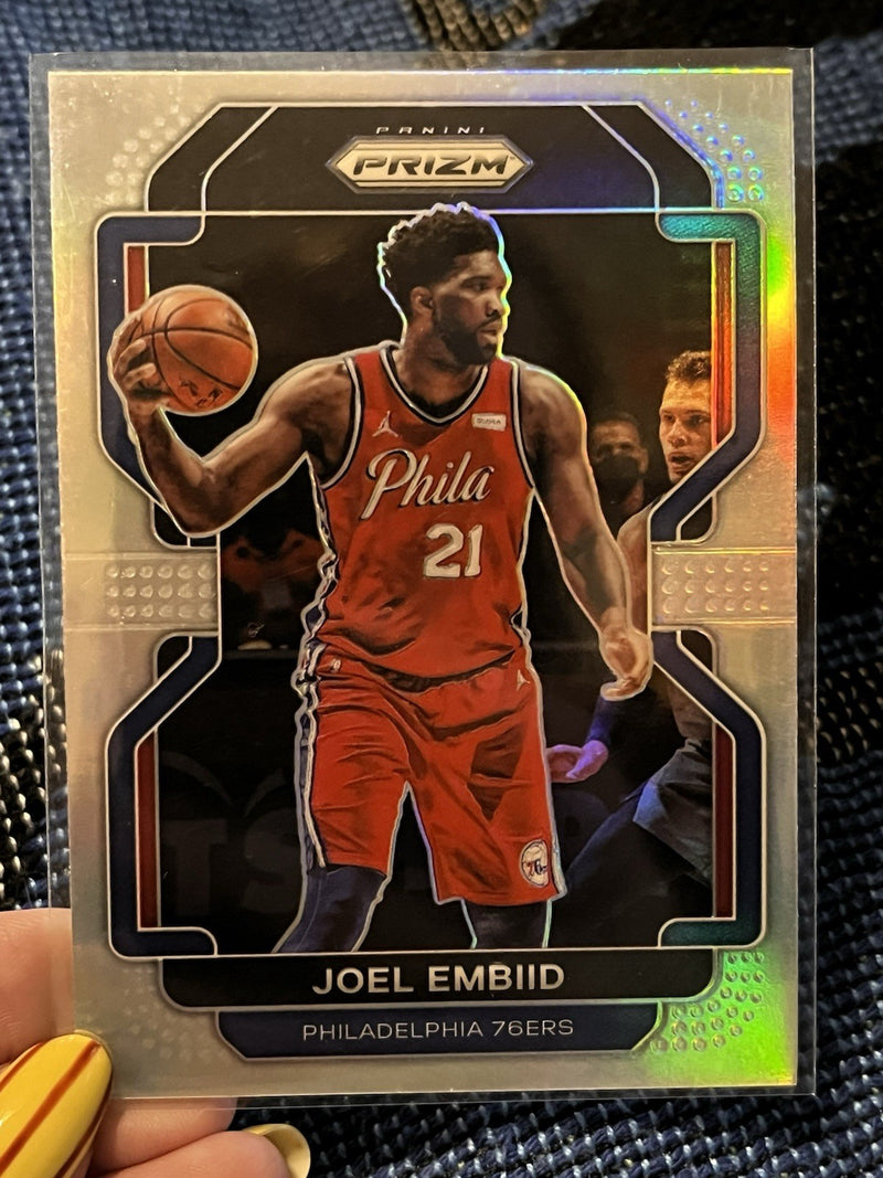 Panini Prizm 2021 22 Joel Embiid Base Set Philadelphia 76ers #1761