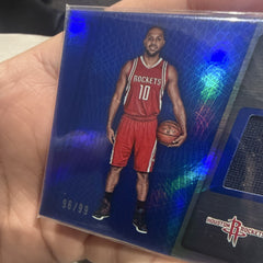 Panini 2016 17 Totally Certified Eric Gordon Jersey Patch 96/99 Rockets #122