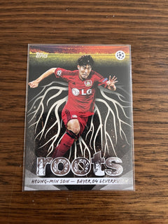 Topps UEFA Champions League Roots Insert Heung Min Son Bayer 04 RT 60