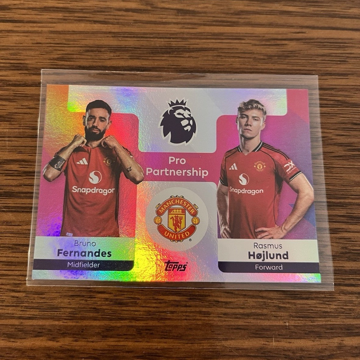 Topps Bruno Fernandes / Rasmus Højlund Pro Partnership #373 Man Utd 2025/260