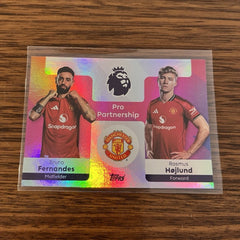 Topps Bruno Fernandes / Rasmus Højlund Pro Partnership #373 Man Utd 2025/260