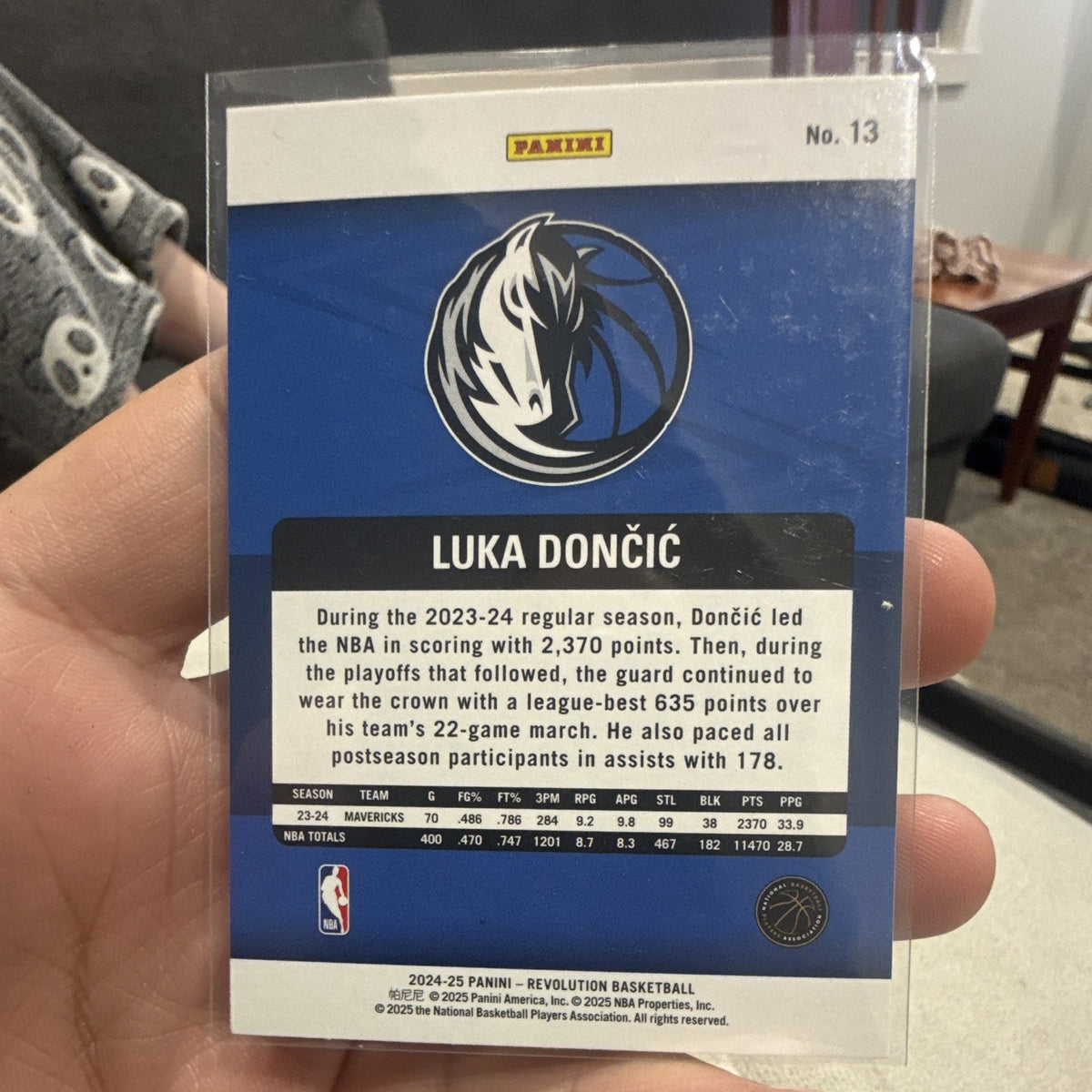 Panini Luka Dončić Base 2024 25 Revolution Basketball Dallas Mavericks 131