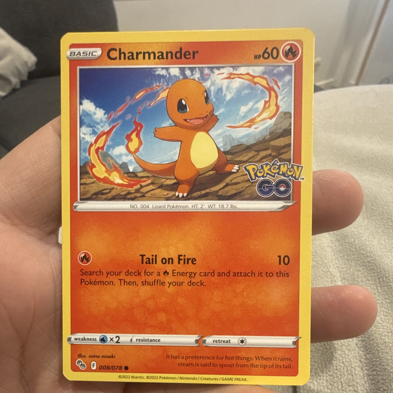 Charmander Pokémon GO 008/078 2022 English 60 HP Basic Regular0