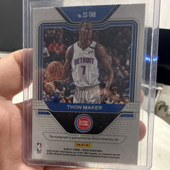 Panini Prizm 2020-21 Thon Maker Sensational Signatures Auto SS-THO1