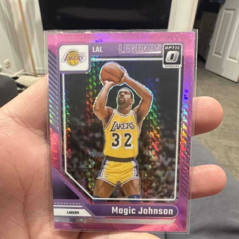 Panini Donruss Optic 2024 25 Legends Magic Johnson Lakers Purple #2390