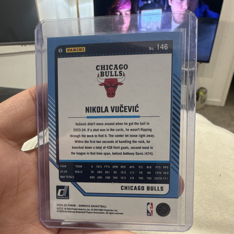 Panini Donruss 2024 25 Nikola Vučević Chicago Bulls #146 Parallel/Variety1