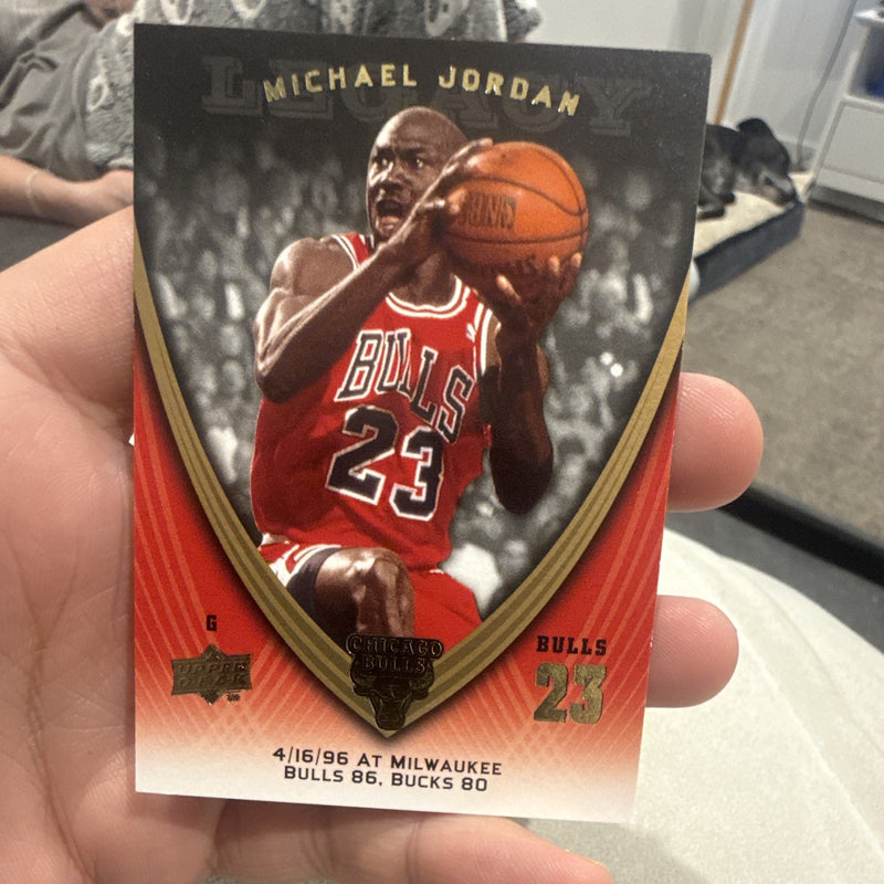 Upper Deck Michael Jordan 2008 09 Legacy Insert #763 Chicago Bulls NBA0