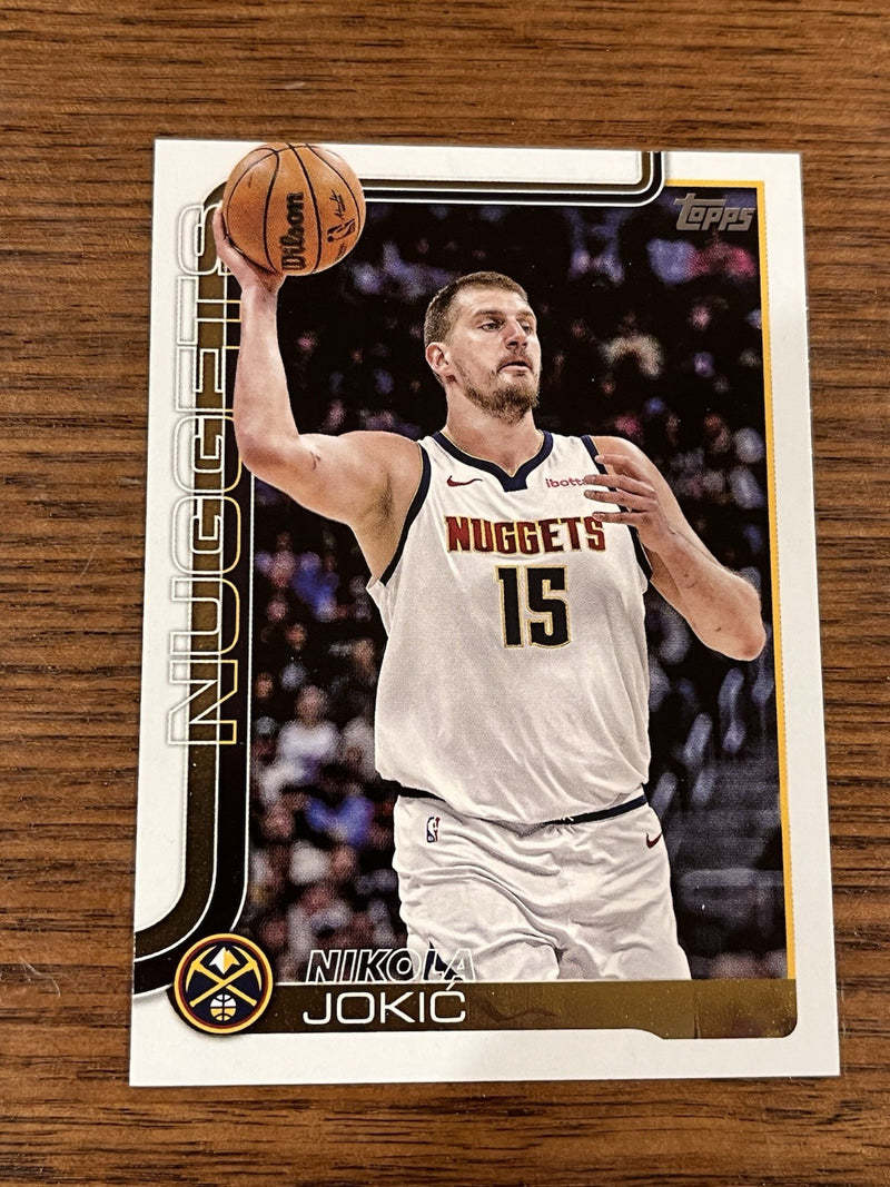 Topps Nikola Jokić Base Set Denver Nuggets #101 NBA 24 25 Basketball 20251