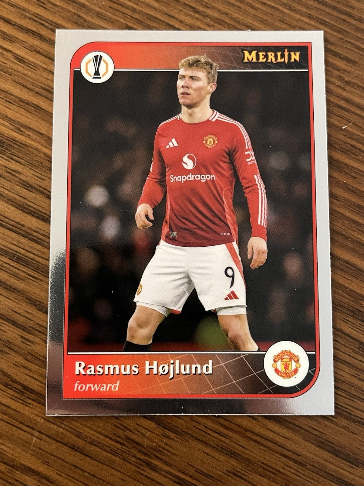 Rasmus Højlund Base Set Topps Merlin Collections UEFA Europa League 821