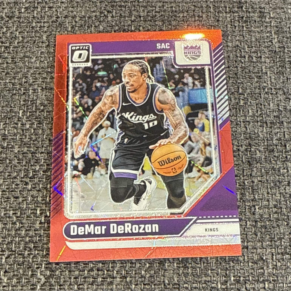Panini Donruss Optic DeMar DeRozan Sacramento Kings #218 Parallel 298/2990