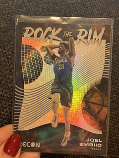 Panini 2022 23 Recon Rock the Rim #23 Joel Embiid Philadelphia 76ers0