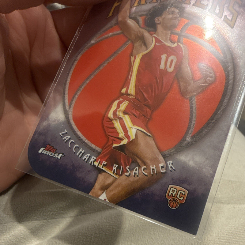 Zaccharie Risacher Finishers F-9 RC Topps Finest NBA Basketball 20253