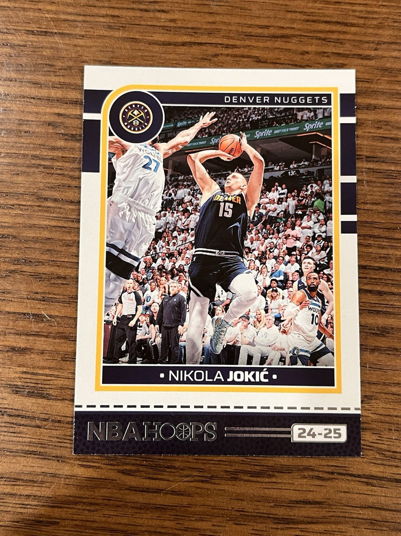 Panini NBA Hoops 2024 25 Base Nikola Jokić Denver Nuggets No. 120