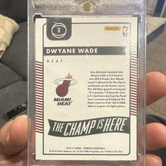 Panini Donruss 2016 17 The Champ Is Here #5 Dwyane Wade Miami Heat1