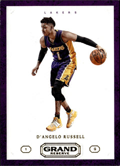D'Angelo Russell Base Panini Grand Reserve 39 NM0