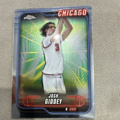 Topps Chrome Josh Giddey Chicago Bulls #76 2025 Basketball Trading Card0