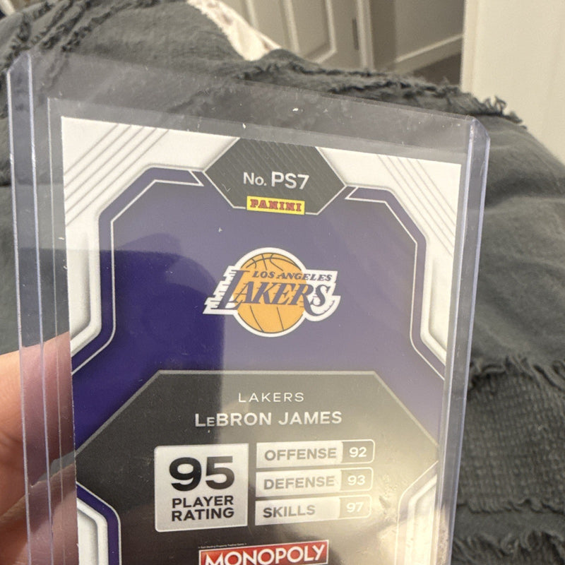Panini 2022 23 Prizm Basketball Monopoly Insert LeBron James LA Lakers PS72